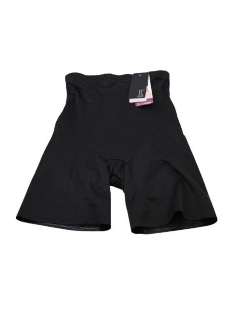 NWD TC Total Comfort Fine Intimates Shape Away Hi-Waist Thigh Slimmer Black Sz M